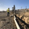 Big Bore Drill-Hydro Flushing