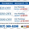 Plumber Grapevine TX